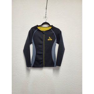 SEXYWG Women Hot Sweat Weight Loss Sauna Long Sleeve Neoprene Top Workout Body S